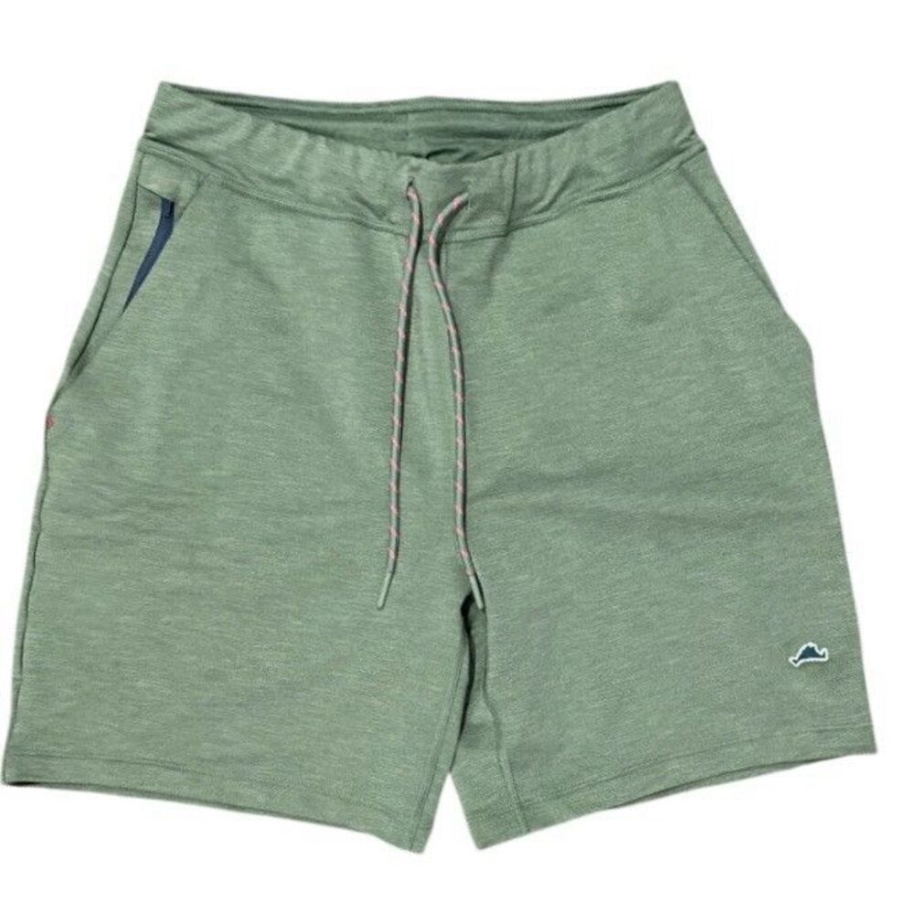Vineyard Vines On The Go Knit Shorts Men’s S Green OTG 7" Athleisure Performance
